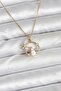 Chain Gold Zircon Stone Christmas Themed Women's Necklace - Ebj251201W38460