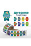 Motivational English Badges for Students - 100 Creative Stickers - 7