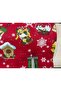 New Year's Decorations Patterned Duck Linen Meter Fabric - 5