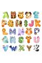 Shaped Alphabet Sticker Set (5 Sheets) - 2