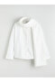 Alita City Lcw Modest White Shawl Collar Women's Coat with a Difference - 5