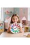 Learning Clock for Kids - 25 cm Non-Ticking Analog Wall Clock (Pink) - 8