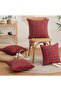 2pcs Christmas Checked Cushion Covers 45 x 45 cm (Set of 2) - 4