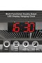 Double-Sided Digital Wall Clock - Large LED, Timer, Alarm, Temperature & Date (Red) - 4