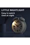 Twin Bell Alarm Clock - Non-ticking Vintage Analog with Backlight (White) - 3