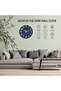 Night Light Wall Clock, 12 Inch Silent Non-ticking Glow in the Dark - 2