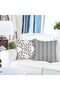 Linen Pillow Covers 18x18 (45x45cm) Set of 4 - Gray - 7