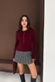 Basic Half Placket Buttoned Crew Neck Knitwear Sweater Aw25Kz0118 - 5