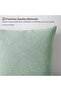 Set of 2 Sage Green 18 x 18 Inch Linen Pillow Covers - Farmhouse Boho Decorative - 4