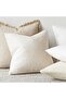 Pack of 2 Curly Faux Fur Throw Pillow Covers 18 x 18 Inch Cream White - 4