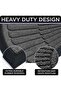 Half Round Non-Slip Door Mat - 50 x 80 cm, Grey - 3