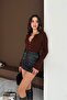 Basic Half Placket Buttoned Crew Neck Knitwear Sweater Aw25Kz0118 - 3