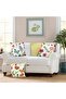 Set of 4 Decorative Pillow Covers 18x18 Inches Birds Butterfly Plant - 3