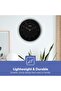 Silent Non-Ticking Round Wall Clock, Black/White - 8