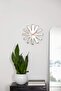 Ribbon Wall Clock, Modern Quartz Wall Clock Made of Curved Metal for Kitchen, Office and Bedro - 2