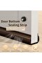 UCHUANG Door Draft Stopper Silicone Door Bottom Seal Strip - Brown - 2