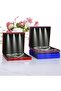 Large Velvet Jewelry Set Gift Box with LED Light (Purple) - 5
