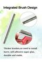 Silicone Door Sweep with Integrated High-Density Brush - 39" White - 4