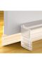 1Pack 39in Door Draft Stopper - Silicone Under Door Seal, Transparent