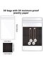 Anti-Tarnish Strips & Clear Jewelry Bags, 50 Strips + 50 Sealable Bags, 2.8 x 4 in (100 Piec - 7