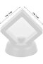 Jewelry Floating Display Box for Rings and Necklaces - 10 Pack Clear Film Organizer - 2