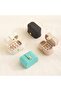 Small Jewelry Ring Box Travel Jewelry Case for Rings & Earrings, Pink - 6