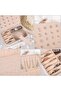 Travel Jewellery Box Organiser - Small PU Leather Double Layer