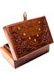 Handmade Wooden Jewellery Box - 6 inches (Brown 02) - 4
