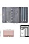 Travel Jewellery Organiser Roll - Foldable Jewelry Storage Case (White Leaf) - 3