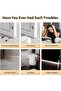 UCHUANG Door Draft Stopper Silicone Door Bottom Seal Strip - Brown - 3