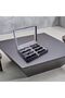 Leather 8-Piece Eyeglasses & Sunglasses Display Case Organizer (Black) - 7