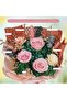 3 Real Roses Eternal Preserved Bouquet - Handcrafted Small Floral Arrangement (Pink) - 4