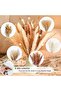 105 Pcs Natural Pampas Grass Decor, 17in/45cm Dried Flowers for Home Boho Decor - 5