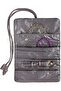Travel Jewelry Roll Organizer - Grey - 3