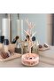 Jewelry Stand Necklace Holder (Pink) - 4