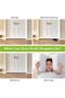 Door Sweep for Bottom of Door, 39.2" L, Self-Adhesive, Integrated Brush, White - 5