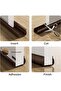 UCHUANG Door Draft Stopper Silicone Door Bottom Seal Strip - Brown - 6