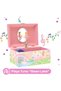 Girl's Musical Jewelry Box with Spinning Ballerina, Rainbow & Gold Foil – Swan Lake - 6