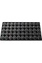 Black Glass Top Jewelry Display Case - 50 Gem Jars Jewelry Organizer - 4