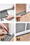 Under Door Draft Stopper – Adjustable Grey & Black Door Seal for Energy Efficiency & Noise R - 3