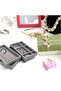 4 Pcs Stackable Velvet Jewelry Tray Organizer Drawer Inserts (Grey) - 7