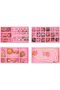 Set of 4 Stackable Velvet Jewelry Organizer Trays for Drawers (Pink)