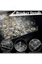 5-Drawer Clear Acrylic Earring Storage Box - 79-Grid Jewelry Organizer (Clear) - 5