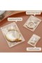 Clear Jewelry Organizer Box with 60 Clear Zipper PVC Bags - 2