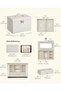 JBC121W02 3-Tier Jewellery Box, 2 Drawers, Portable, Lockable, Classic White - 3