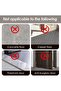 Under Door Draft Stopper - Strong Adhesive Door Seal Blocker, Soundproof Door Sweep - 4