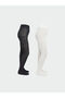 Esvab • Modern & Distinctive Embroidered Girls' Pantyhose, 2-Piece Set