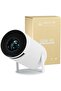 HY300 Mini Projector, 120 ANSI Lumens, 720P Native Resolution, 5G WiFi, 4K Support, 180° Projection