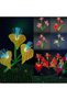 1 Set Of 2 Solar Horseshoe Flower Decorative Lights, Adjustable, Colorful, for Garden & Road side - 3