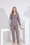 Angelique 100% Cotton Long Sleeve Women's Pajamas Set 21524 - 4